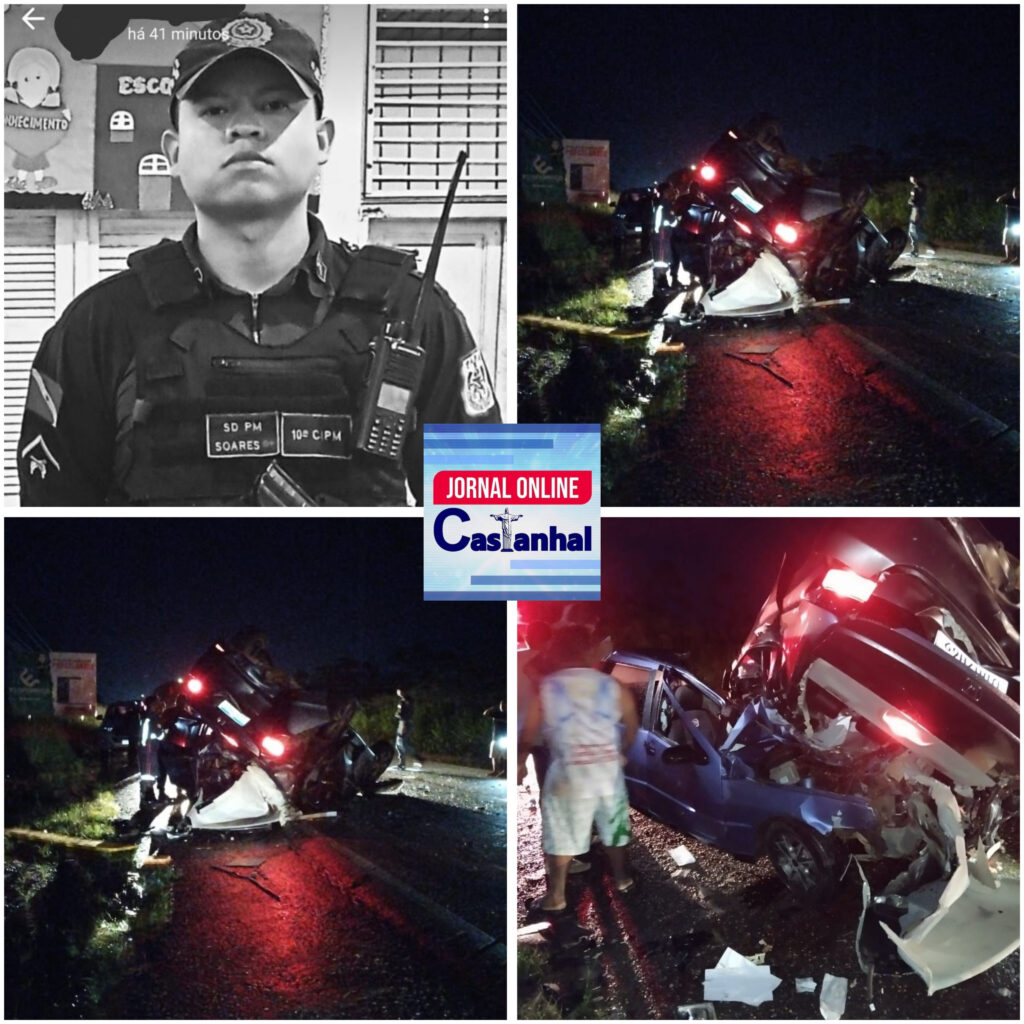 TRAGÉDIA: No início da noite deste sábado (20), um trágico acidente envolvendo três veículos ocorreu próximo ao KM03 da BR-010.