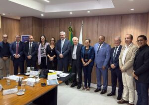 Hélio leite esteve em Brasília acompanhando o bispo D. Carlos Verzeletti, para apresentar o projeto do Hospital Abba no Ministério da Saúde.